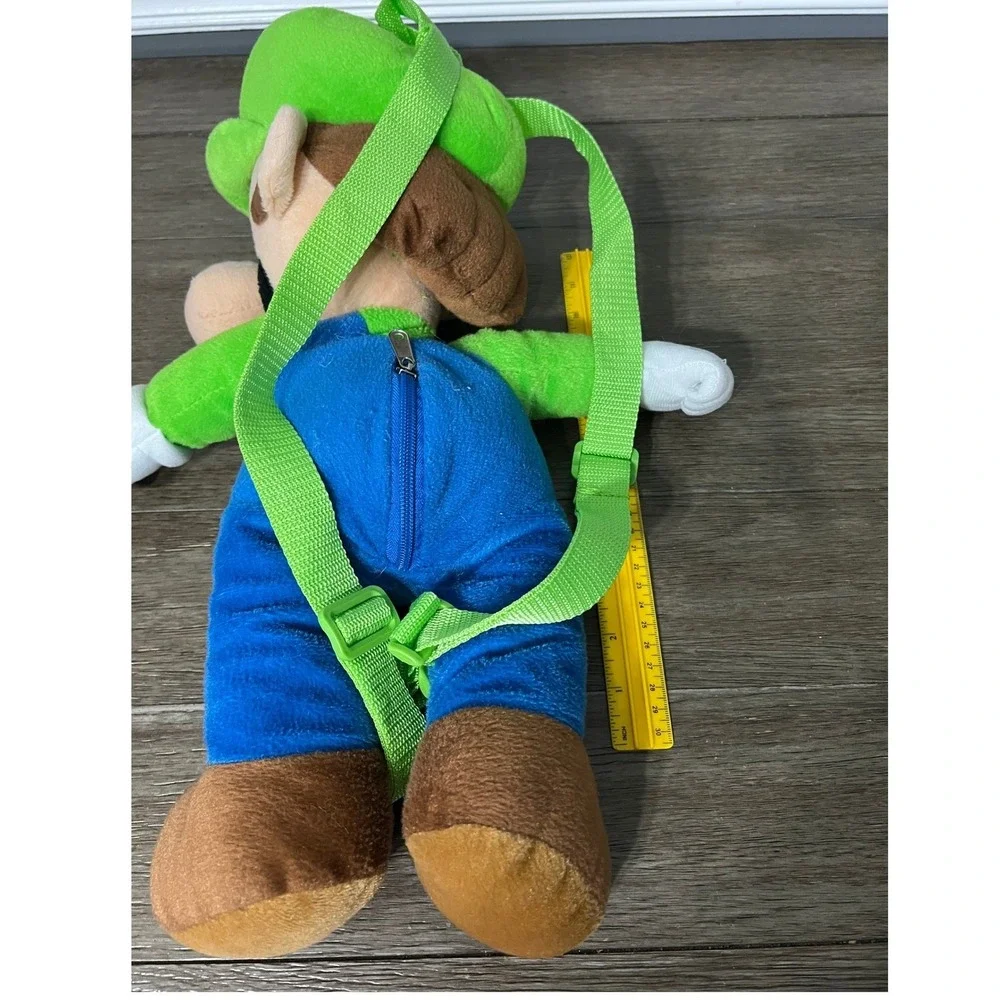 Super Mario Bros Luigi Plush Backpack 18